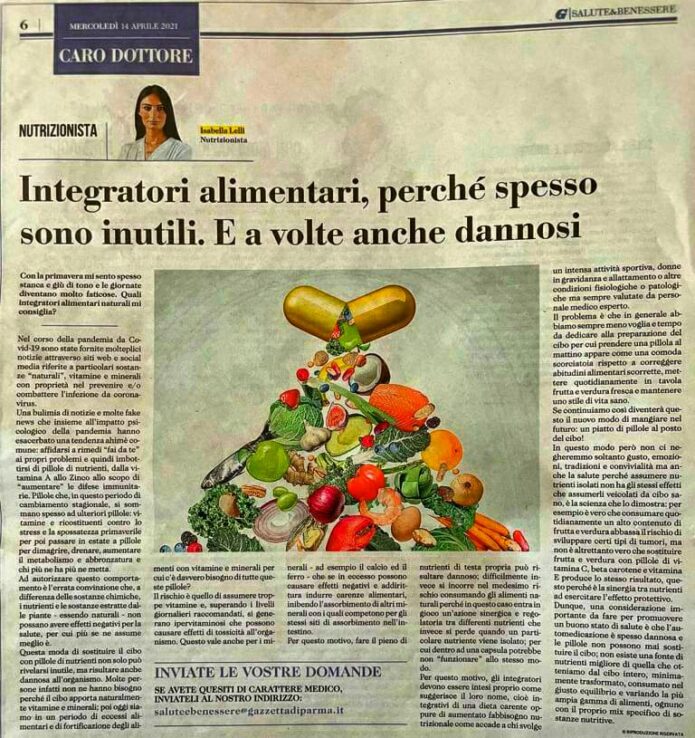 nutrizionista parma