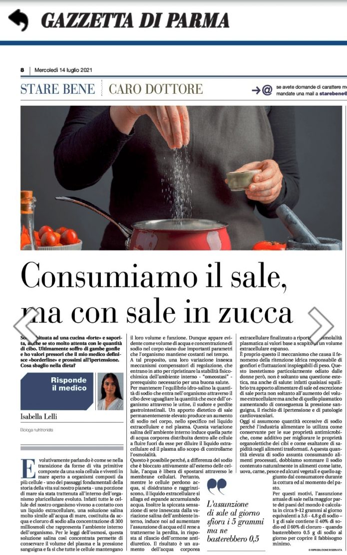 nutrizionista parma